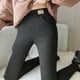 thumbnail image 5 of Forro Polar Para Mujer, Mallas Gruesas Elásticas De Cintura Alta Con Bolsillos, Pantalones De Yoga Cálidos Térmicos Para Invierno, Pantalones Para Senderismo Y Correr Serendint HA046943-01, 5 of 6