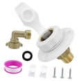 thumbnail image 3 of RV City Water Inlet Reemplace 3/4 NH femenino a 1/2 npt Masculino resistente fácil de instalación con conexión de válvula de retención para RV Marine, 3 of 8