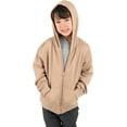 thumbnail image 3 of Leveret Kids & Toddler Boys Girls Sweatshirt Hoodie Jacket Variety of Colors (Size 2-14 Years) (Beige, 2 Years), 3 of 4