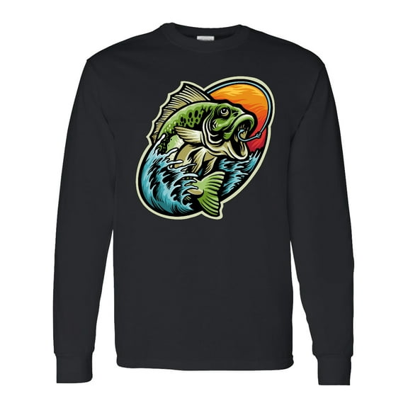 Inktastic Fishing Long Sleeve T-Shirt