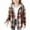 Brown, variant on Taqqpue Girl Fleece Hoodies Casual Sherpa Hooded Flannel Jacket Outwear Cotton Plaid Button Down Shirt Jacket for Girls 4-15 Years