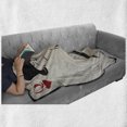 thumbnail image 6 of Queen Soft Flannel Fleece Throw Blanket, Retro Style Woman Hat Playing Card Design Poker Casino Gamble, Cozy Plush for Indoor and Outdoor Use, 50" x 60", Vermilion Beige, by Ambesonne, 6 of 6