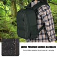 thumbnail image 4 of Camera Bag, Waterproof Shockproof Multifunctional Camera Backpack Large Capacity Bag Cover Camera Case with 3 Mesh Pockets for Travel Camera Case Photography Backpack, 4 of 7