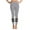 Gray, variant on HUJlwoi Workout Leggings for Women Mesh High Waist Soft Cropped Yoga Pants Fashion Gym Running Tights Stretchy Trousers