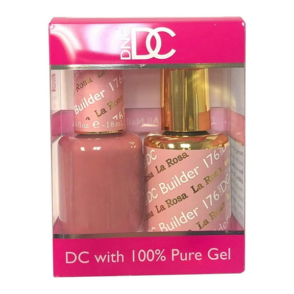 DND - DC Duo Soak off Gel & Matching nail polish - #176 La Rosa