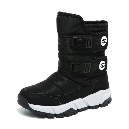 - OwnShoe Snow Boots for Boys and Girls Keep Warm Faux Fur Lining Outdoor Kids Booties