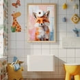 thumbnail image 4 of Funny Animal Frog Rabbit Owl Fox Duck Take Toilet Paper Abstract Poster Canvas Paintings Wall Art Pictures For Room Home Decor50 x 70 cm, frameless,SKU-13, 4 of 7