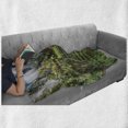 thumbnail image 6 of Nature Soft Flannel Fleece Throw Blanket, Fairytale Theme Hidden Garden with Botanic Trees Flowers Ivy Image Print, Cozy Plush for Indoor and Outdoor Use, 70" x 90", Multicolor, by Ambesonne, 6 of 6