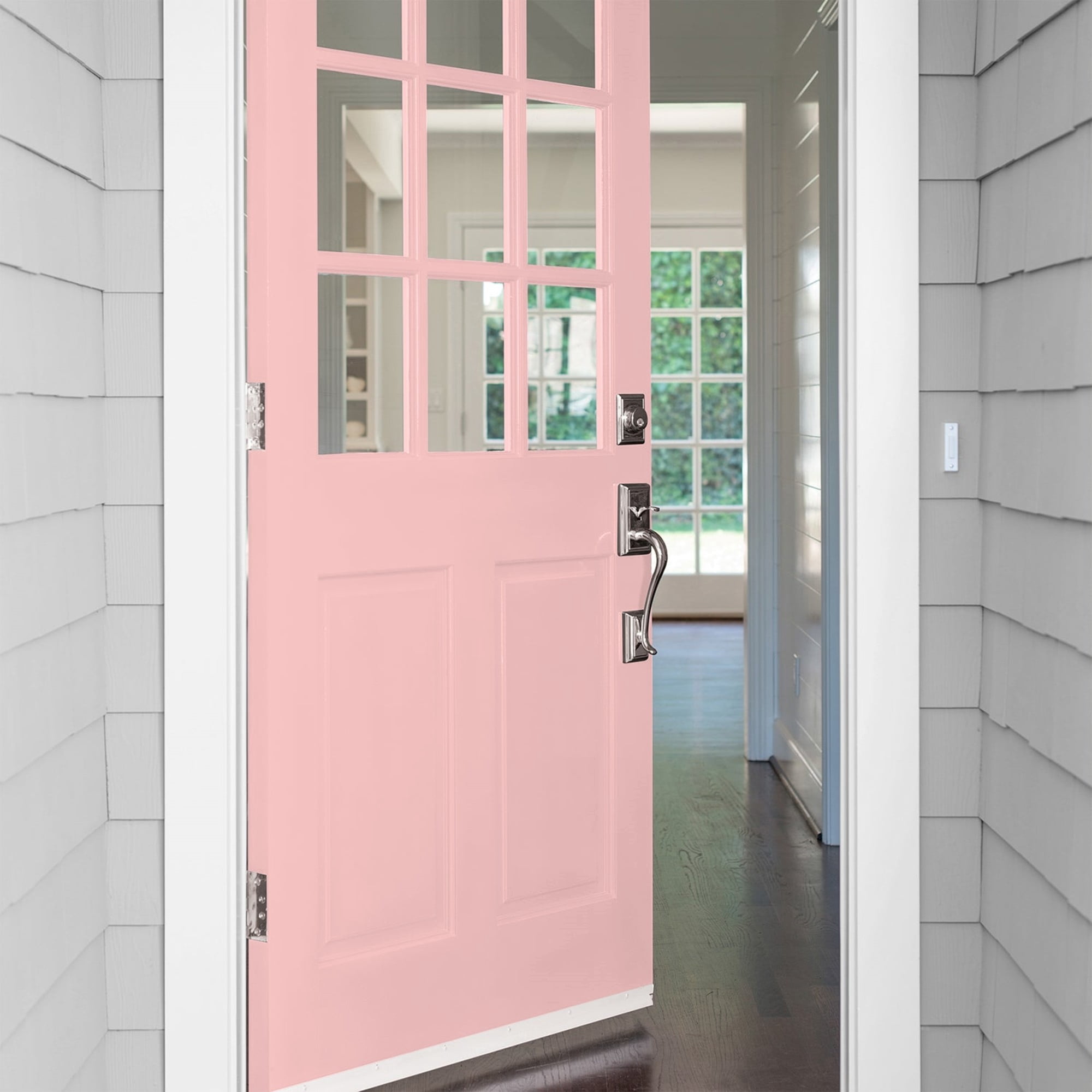 Glidden High Endurance Plus Silver Strawberry Satin Exterior Paint and Primer, 1 Quart