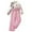 Pink, variant on Hwmodou Toddler Girl Clothes Sets Girls Floral Print Long Sleeve Lace Up Wide Leg Solid Color Pants Casual Fashion Suit Cute Outfit