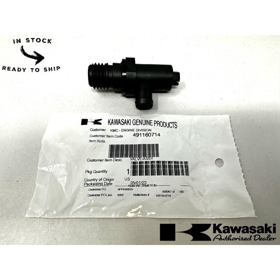 Kawasaki Genuine OEM Valve Assembly 49116-0714