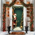 thumbnail image 4 of ToyKingdee Christmas Door Cover - Santa Claus Holiday Banner for Party Decoration, 4 of 6