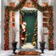 thumbnail image 4 of Uuiauoio Festive Christmas Door Cover with Design,Polyester Door Curtain for Holiday Home Decor, Seasonal Wall and Entryway Decoration for Parties and Family Gatherings,Festival Party Decoration, 4 of 6