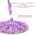 thumbnail image 3 of 1 Purple plastic disc 360 ° rotary floor cleaning sponge, 3 of 5