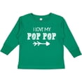 thumbnail image 3 of Inktastic I Love My Pop Pop with Arrow Boys or Girls Long Sleeve Toddler T-Shirt, 3 of 5