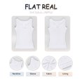 thumbnail image 4 of Ladybranch Women's Sleeveless Shirt Ribbed Fitted Scoop Neck Basic Tank Top Slim Sporty Workout Tops White(White,S), 4 of 8