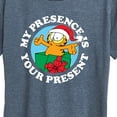 thumbnail image 3 of Garfield - My Presence Is Your Present - Women's Short Sleeve Graphic T-Shirt, 3 of 5