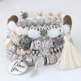 thumbnail image 2 of Boho Crystal Charm Bracelet Set - Multilayer Beaded Bracelets for Women, 2 of 3