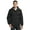 Black, variant on Port Authority J320 Mens Brushstroke Print Insulated Jacket, Black - Extra Small