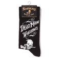 thumbnail image 1 of Alchemy Gothic SOX005M-L Dead Man Walking Socks, Black & White - Size 9-13 - Large, 1 of 1