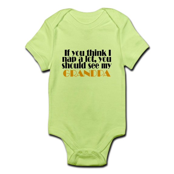 CafePress - Grandpa Naps Infant Creeper - Baby Light Bodysuit