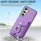 thumbnail image 2 of Funda para Samsung Galaxy A54 5g de cuero con acabado galvanizado y tarjetero (negro), 2 of 5