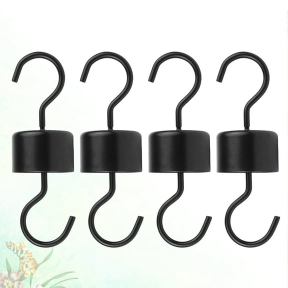 CIMAXIC Outdoor Hooks for Bird Feeder - Metal Black