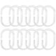 thumbnail image 1 of 12pcs Curtain Clear Hooks Shower Curtain Hooks Bathroom Shower Curtain Ring, 1 of 3