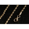 thumbnail image 3 of 14K Gold Solid Rope Diamond-Cut Chain Necklaces 1.5MM-5MM, Real 14K Gold, Next Level Jewelry, 3 of 5