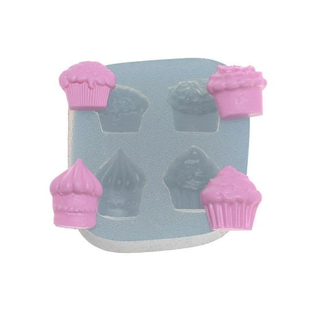 

Mini Cupcakes Dessert Silicone Mold Cupcake Topper Cake Decorating Fondant Baking Mold Chocolate Candy Mould DIY