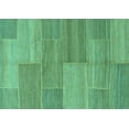 thumbnail image 1 of Ahgly Company Indoor Rectangle Abstract Turquoise Blue Modern Area Rugs, 4' x 6', 1 of 4