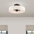 thumbnail image 5 of Livex Lighting - Venlo - 4 Light Semi-Flush Mount in Modern Style - 14 Inches, 5 of 12
