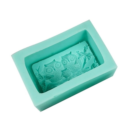 

Silicone Owl Shaped Sugarcraft Fondant Soap Mold 3D Owl Cake Mold for DIY Cake Decorating Baking Mould 2 Sizes to Choose