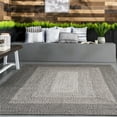 thumbnail image 5 of nuLOOM Jayda Braided Ombre Indoor/Outdoor Area Rug, 2' x 3', Jayda Charcoal, 5 of 6