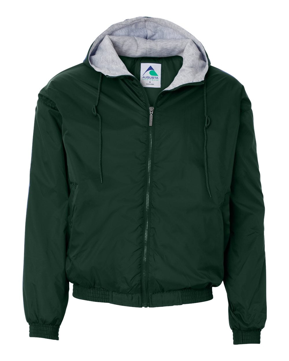 Augusta Sportswear Mens Hooded Taffeta Jacket//Fleece Lined