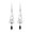 Black onyx, variant on Forever Celtic Knots Onyx Drop .925 Sterling Silver Earrings