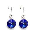 thumbnail image 1 of Aretes Zvezda Rivoli color Majestic Blue plata .925, G Zvezda ZAR-RIV14-MB-G, 1 of 4