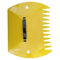 SLYNSHome Leaf Scoops with Handles - 11.2x14 inch - Hand Rakes for Cleaning Leaves Grass Clippings and Garbage (1 Pair - 2 Leaf Scoops,Yellow)