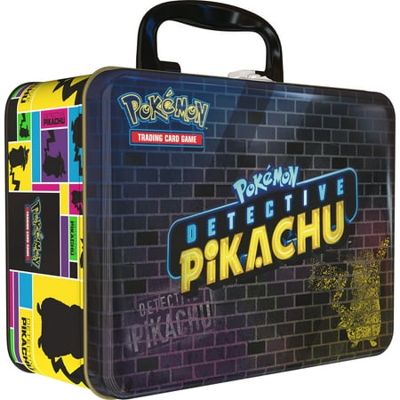 Pokemon TCG: Detective Pikachu Collector Treasure Chest + 9 Booster Pack + A Collector's Pin + A Notepad & Sticker (Best Pokemon Not Legendary)