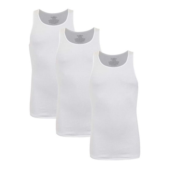 Camiseta Rinbros Originales para Hombre Cool Touch Blanco 3 Piezas Talla CH