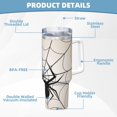 thumbnail image 5 of Pofeuu Spiders On The Web 1 Print 40oz Ice Bully With Handle And Straw Stainless Steel Vacuum Insulated Cup And 2 In 1 Straw Lid, 5 of 8