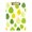 Gold, variant on Fresh Leaf Pattern Design 12.5x9in Clipboard, Durable Acrylic with Metal Clip and Wall Hook for Office or Classroom