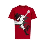 Jordan OS Classic Graphic Boys Active Shirts & Tees Size L, Color: Red/White/Black
