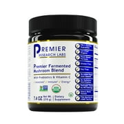 Premier Research Labs Fermented Mushroom Blend - Supports Digestive Health & Immune System* - With Vitamin C, Green Tea Extract & More - Non-GMO & USDA Organic - 7.4 oz