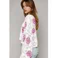 thumbnail image 4 of Ushdele Chic Drop Shoulder Sweater: Soft Eyelet, Comfort Meets Style!, 4 of 8