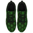 thumbnail image 2 of St Patricks Day Shoes for Women Breathable Running Sneakers Men Green Four Leaf Clover Shoes for Irish Festival Gift Black Size 7, 2 of 5