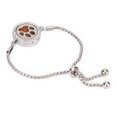 thumbnail image 4 of Aromatherapy Essential Oil Diffuser Bracelet, Aromatherapy Bracelet Adjustable Length Hollowed Out Stainless Steel  For Party, 4 of 8