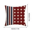 thumbnail image 2 of Bless Our Home America Stars Throw Pillow Covers, 18 x 18 Inch 4th of July Patriotic USA Flag Cushion Case for Sofa Couch, Independence Memorial Day, 2 of 5