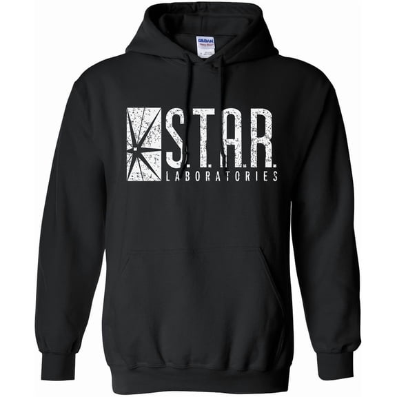 Star Labs Hoodie - Star Laboratories Vintage Hooded Sweatshirt