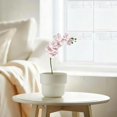 thumbnail image 5 of Artificial Real Touch Orchids Flowers, 9 Heads Faux Butterfly Orchid Long Branch, Artificial Flowers Real Touch Phalaenopsis, Fake Silk Orchids with Stem Leaves for Day Home Office Decor 1Pcs, 5 of 6
